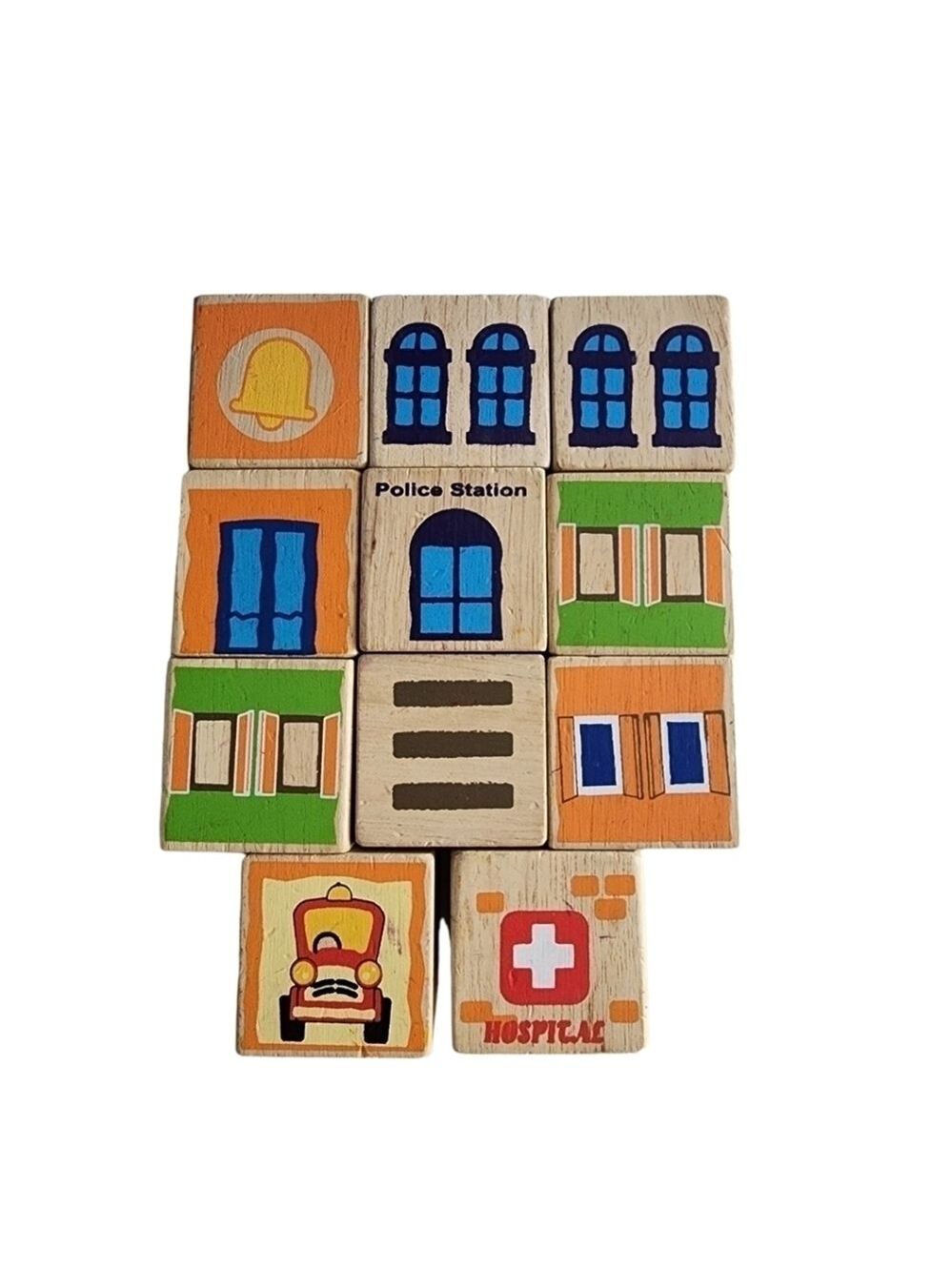 Kids lot of 11 building blocks AS seen